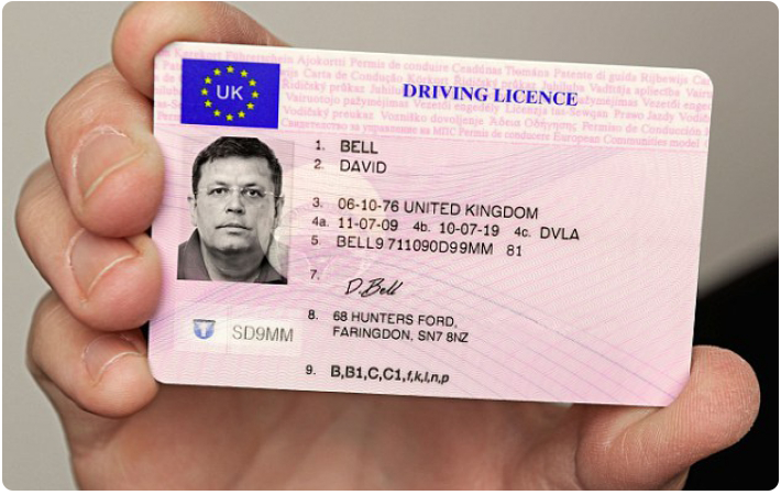 Irish Driving Licence Templates